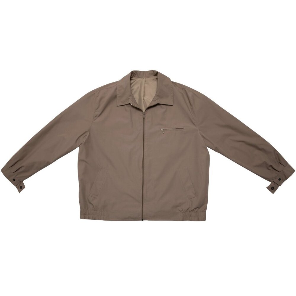 NINO (Germany) Vintage Coated Plain Weave Harrington Jacket : XL